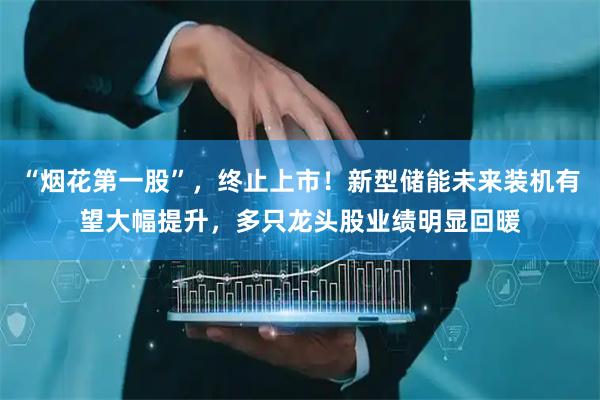“烟花第一股”，终止上市！新型储能未来装机有望大幅提升，多只龙头股业绩明显回暖
